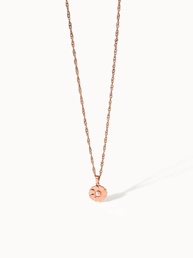 Collana con fiori di compleanno