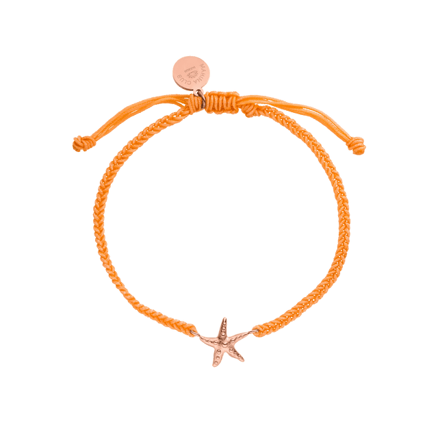 Mahina Club Beach Star Orange Bracelet