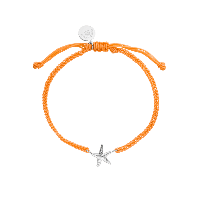 Mahina Club Beach Star Orange Bracelet