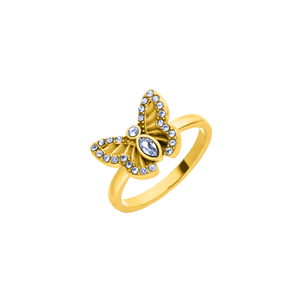 Anello con farfalla magica