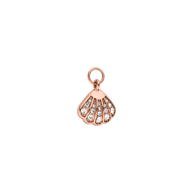 Glitter Shell Charm