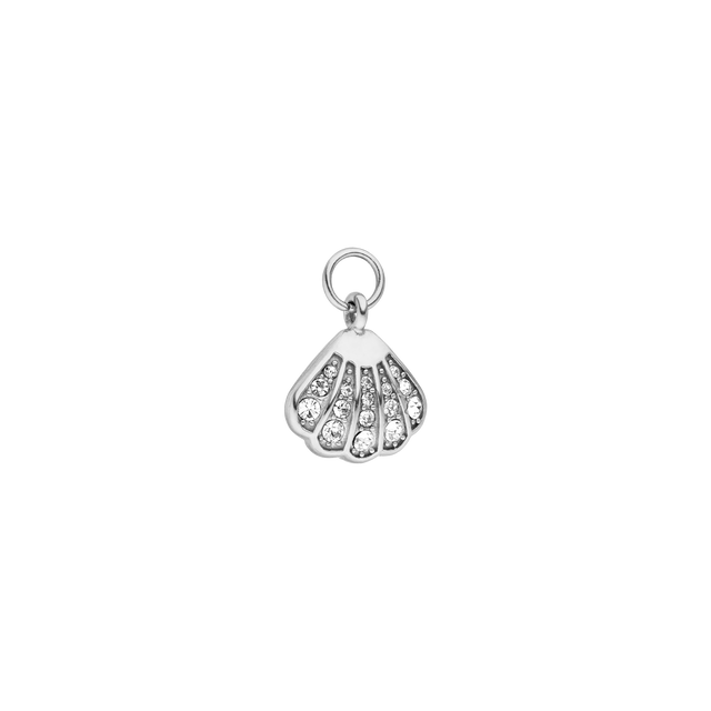 Glitter Shell Charm