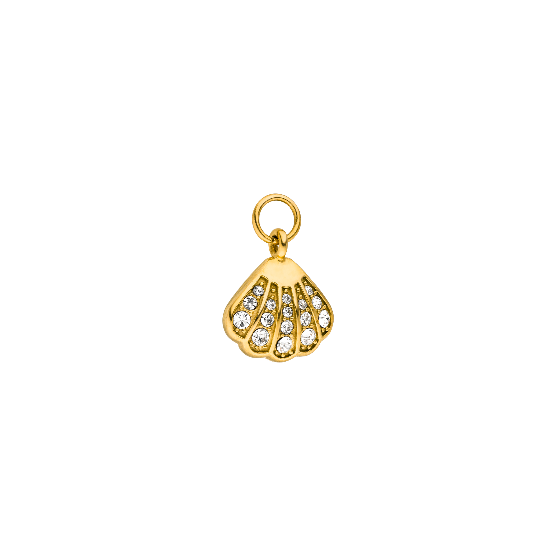 Glitter Shell Charm