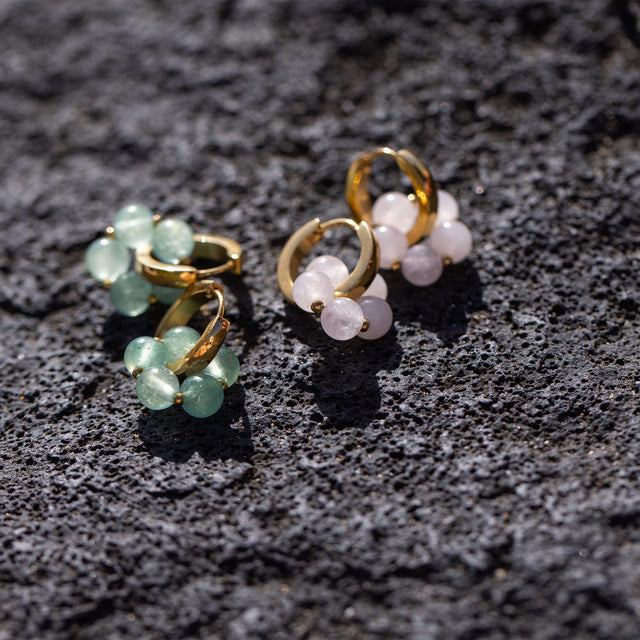 Jade Flower Charm