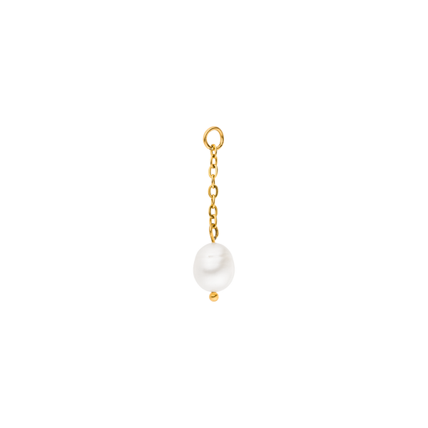 Charm con goccia di perla