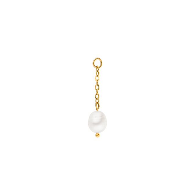 Charm con goccia di perla
