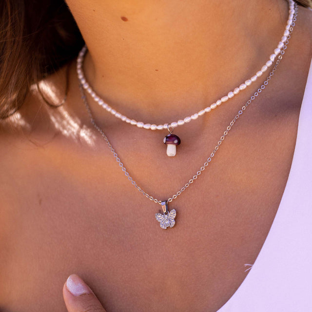 Collana con farfalla magica