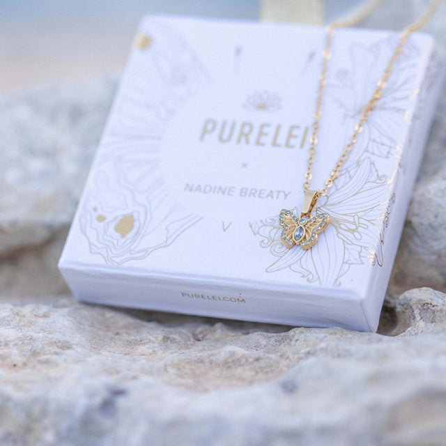 Collana con farfalla magica
