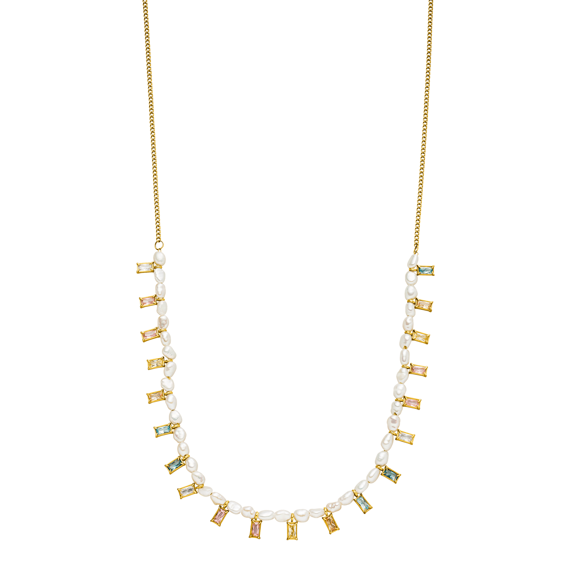 Collana di corallo colorato