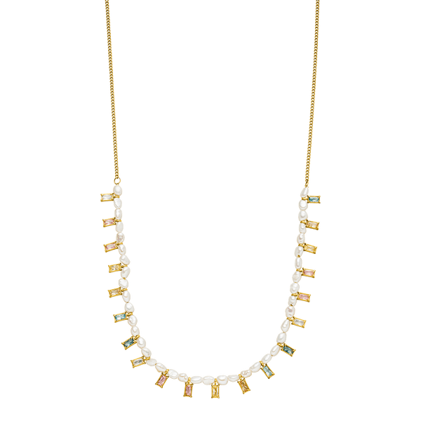 Collana di corallo colorato