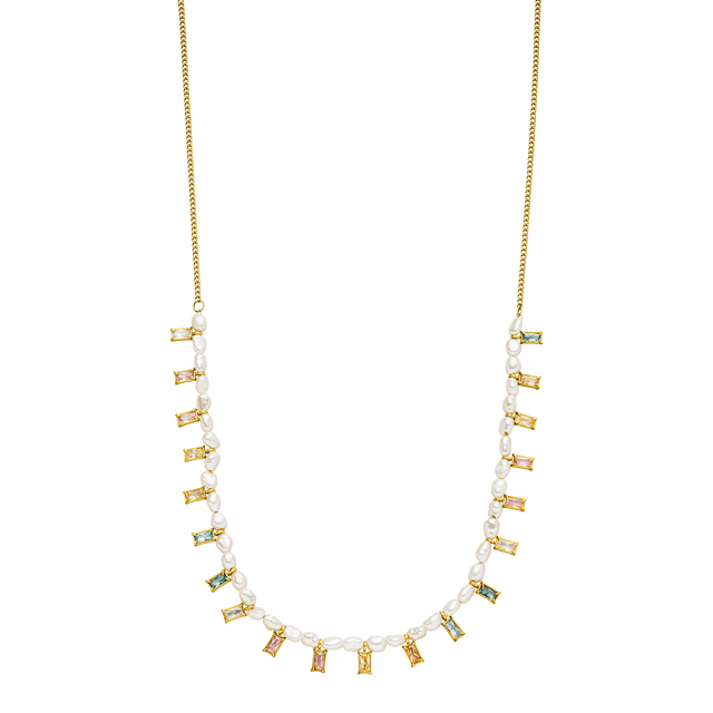 Collana di corallo colorato