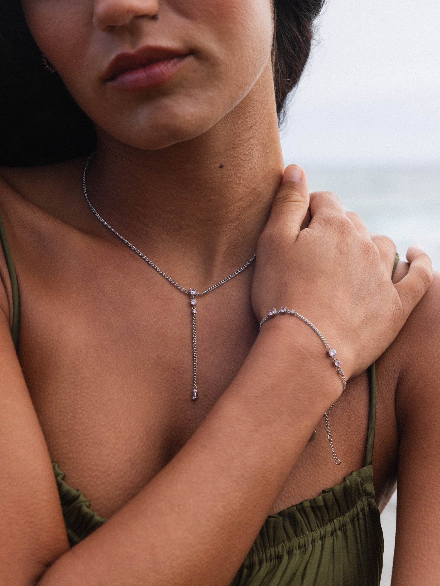 Collana Glamour Rosa