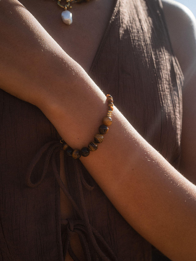 Bracciale con occhio di tigre