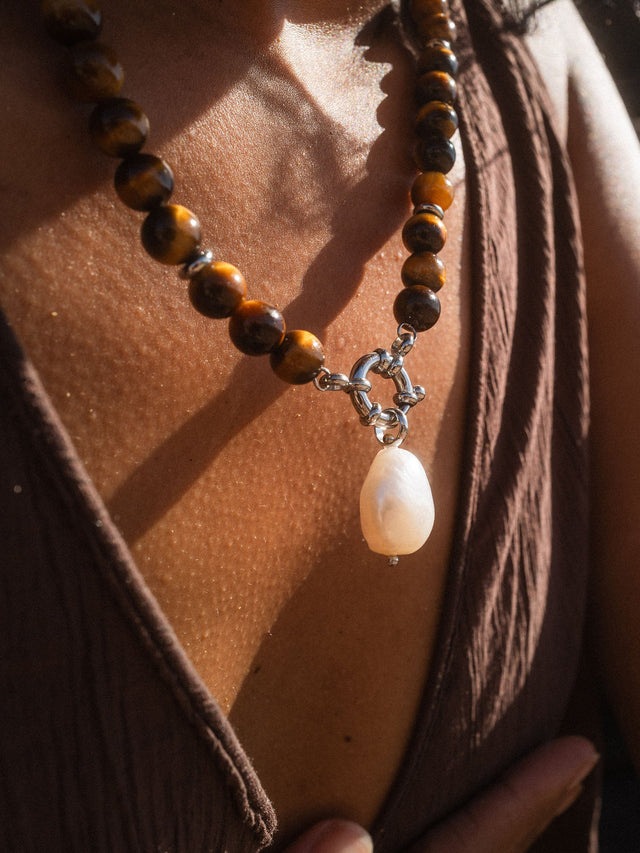 Charm di perle organiche