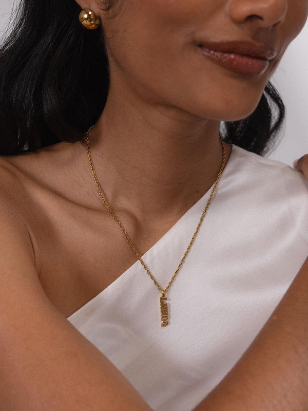 Libra Letter Charm
