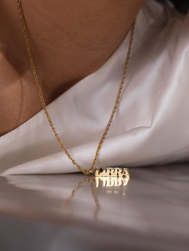 Libra Letter Charm