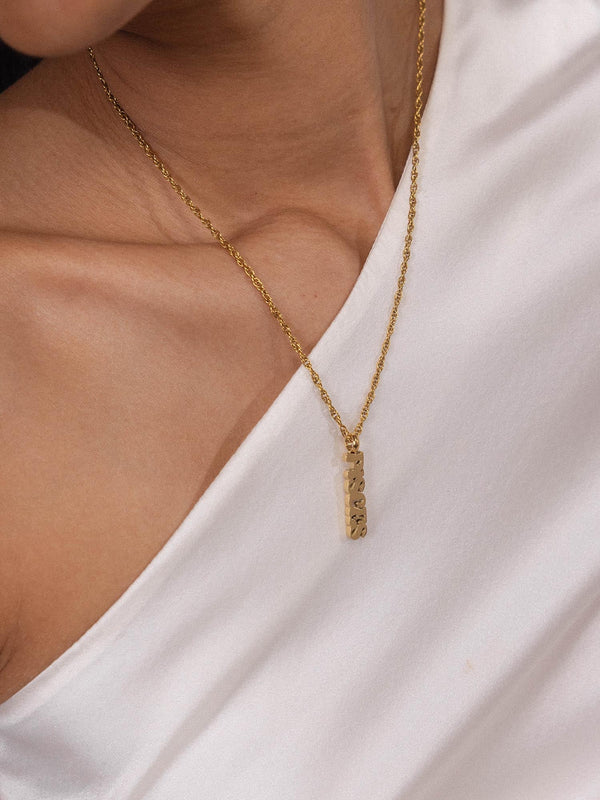 Pisces Letter Charm