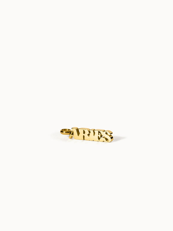 Charm a forma di lettera dell'Ariete