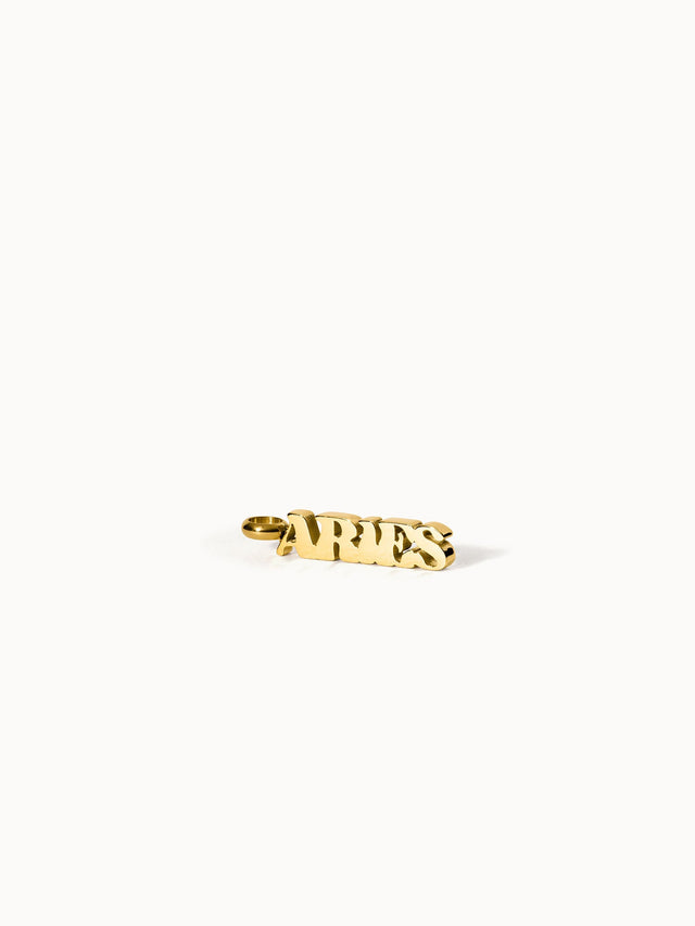 Aries Letter Charm