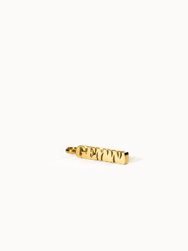 Charm a forma di lettera Gemini