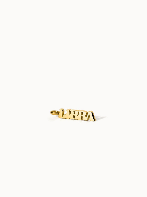 Libra Letter Charm