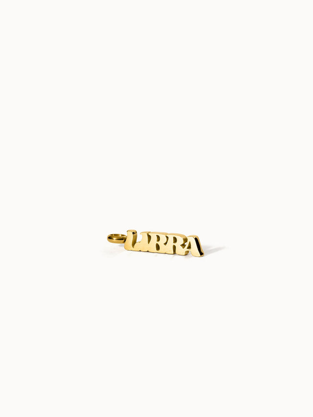 Libra Letter Charm