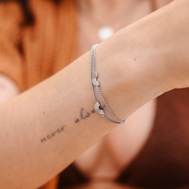 Set di braccialetti d'amore arcobaleno