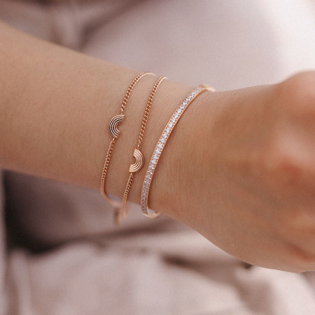 Set di braccialetti d'amore arcobaleno