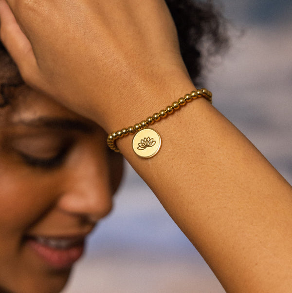 Bracciale con monete brillanti