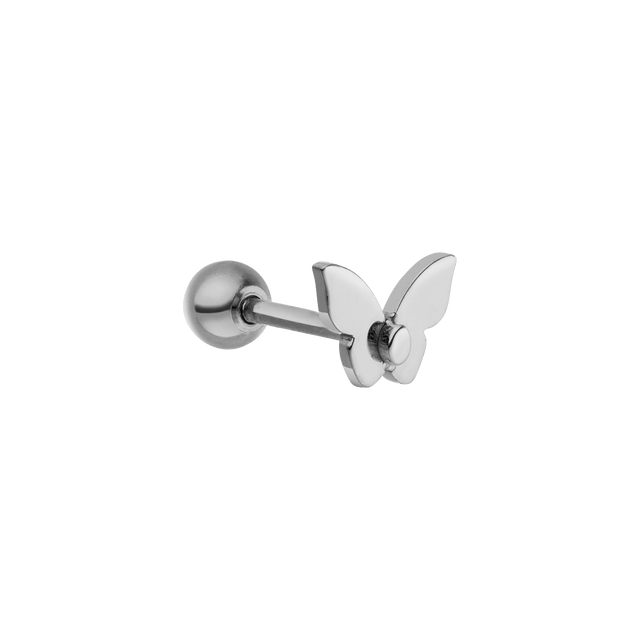 Piercing a farfalla