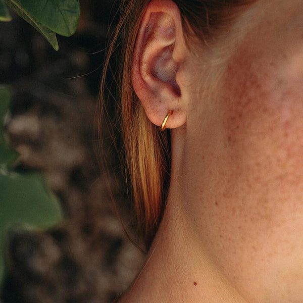 Eye Hoop Earring