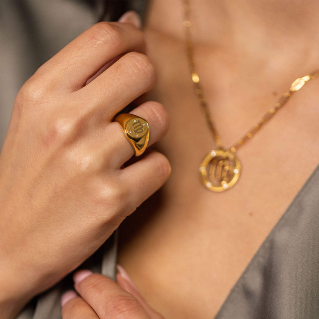 Anello zodiacale Vergine