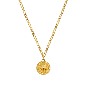 Compass Men Necklace - INT PURELEI