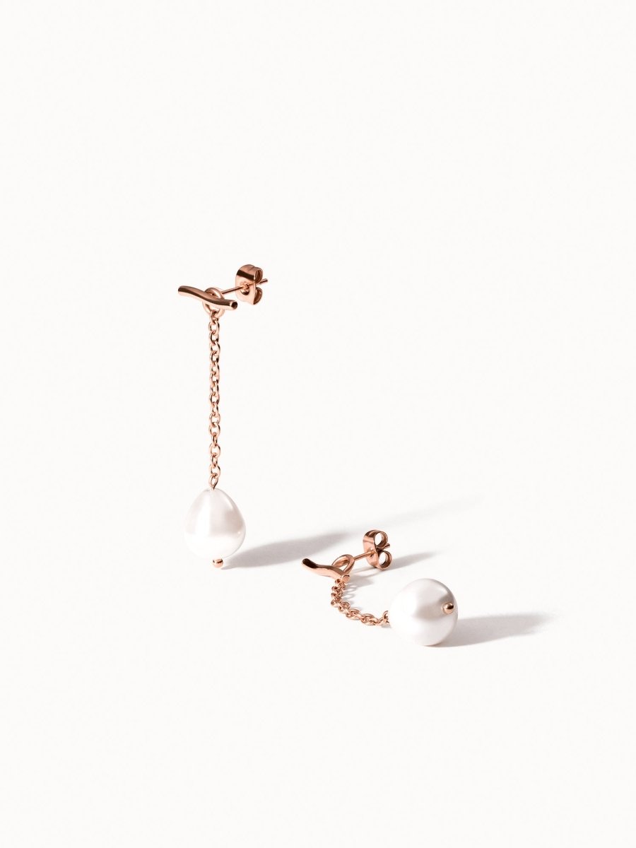 Drop Pearl Earrings - INT PURELEI