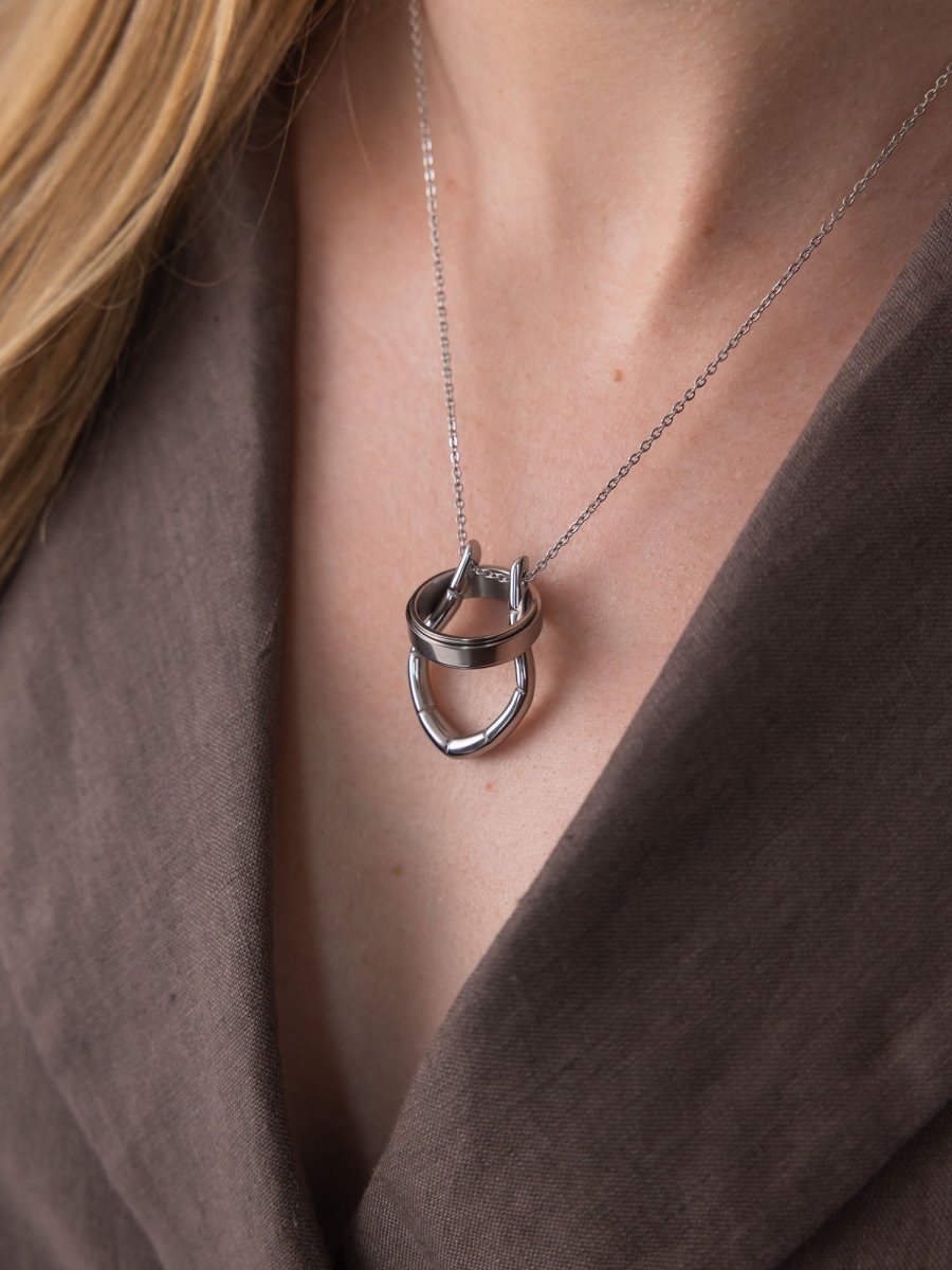 Drop Ring Holder Necklace - INT PURELEI