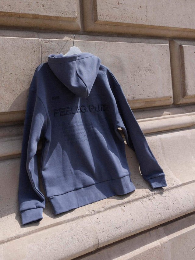 Feeling Pure Hoodie Dark Blue - INT PURELEI