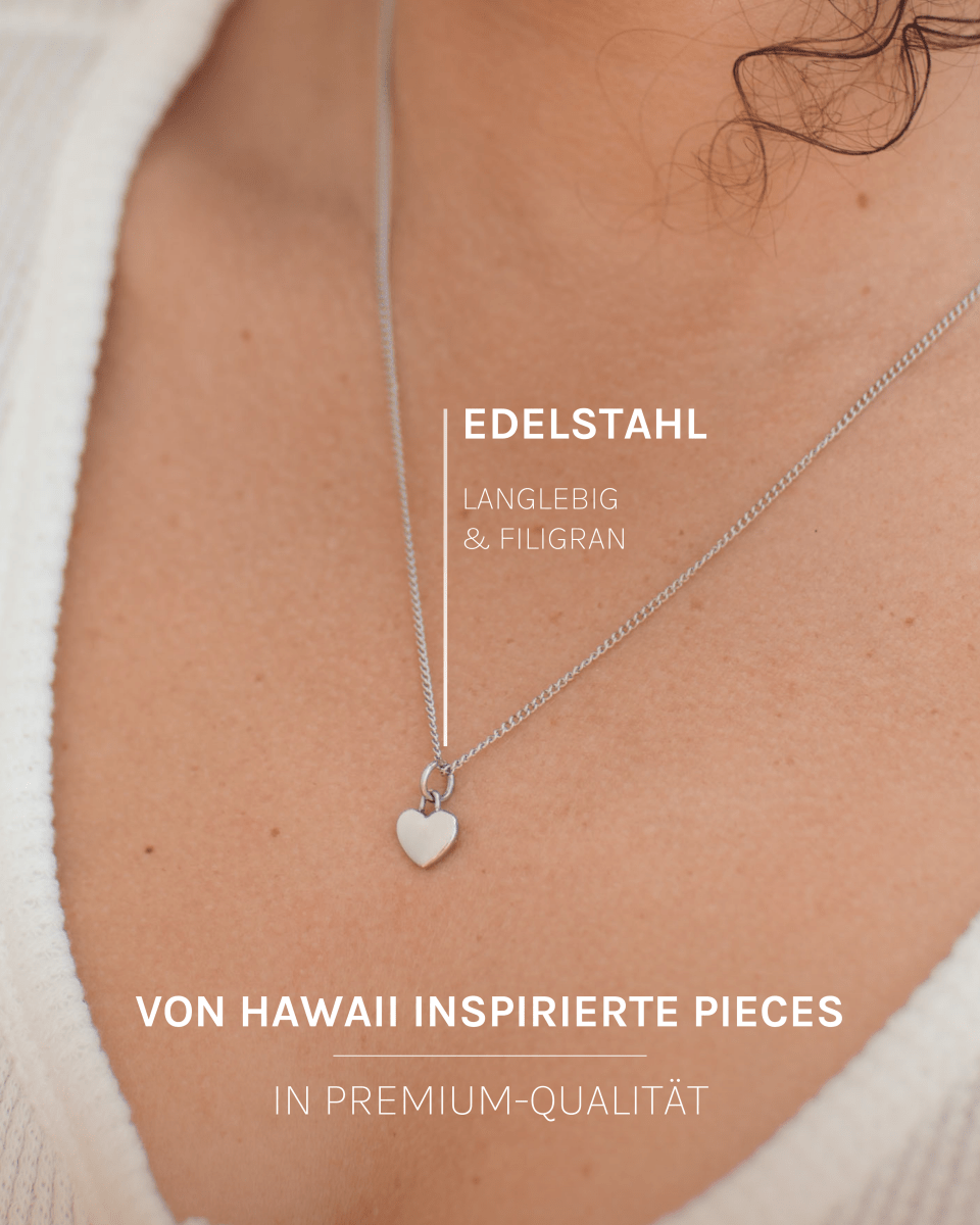 Heart Charm Necklace - INT PURELEI