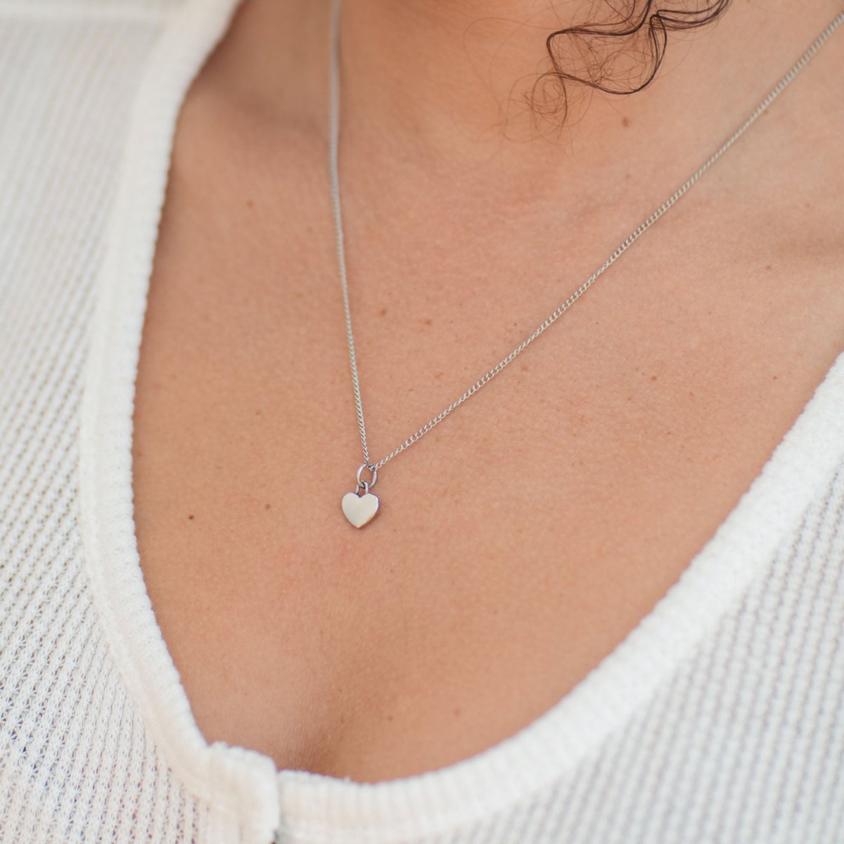 Heart Charm Necklace - INT PURELEI