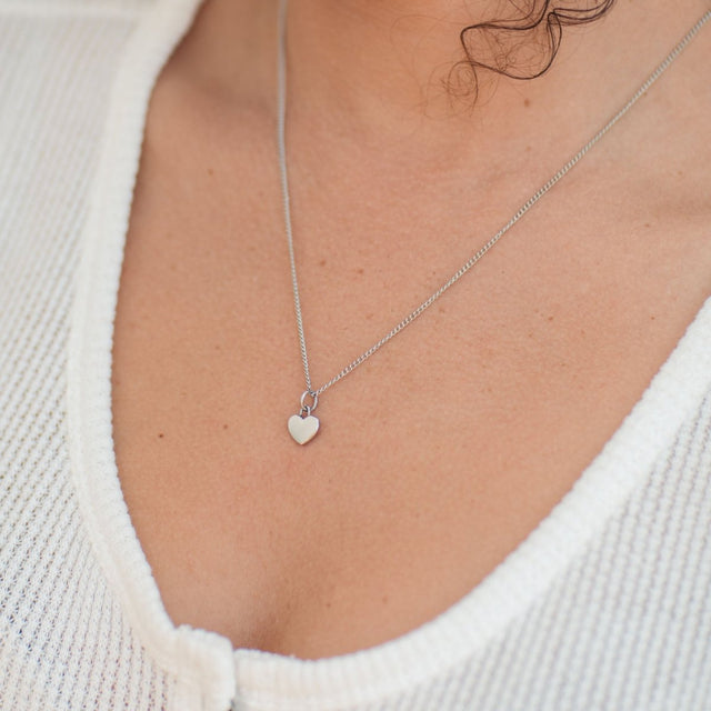 Heart Charm Necklace - INT PURELEI
