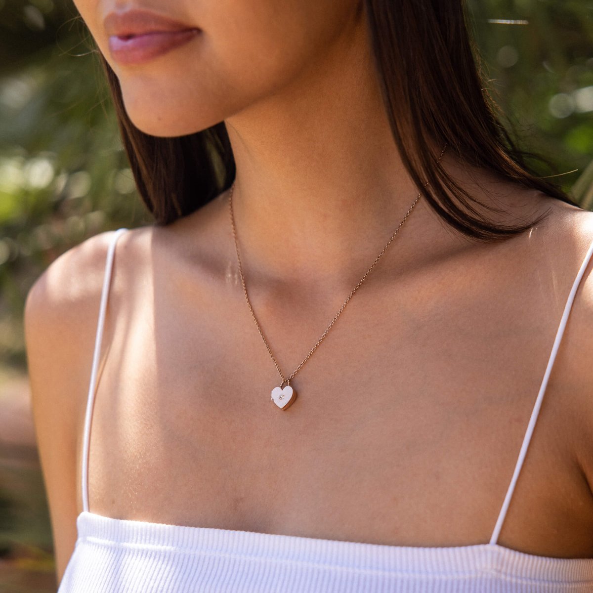 Heartbeat Medallion Necklace - INT PURELEI