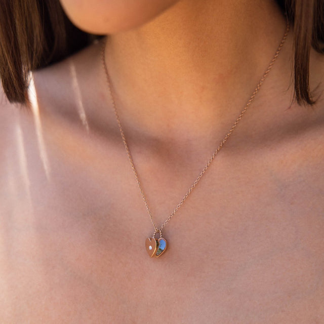 Heartbeat Medallion Necklace - INT PURELEI