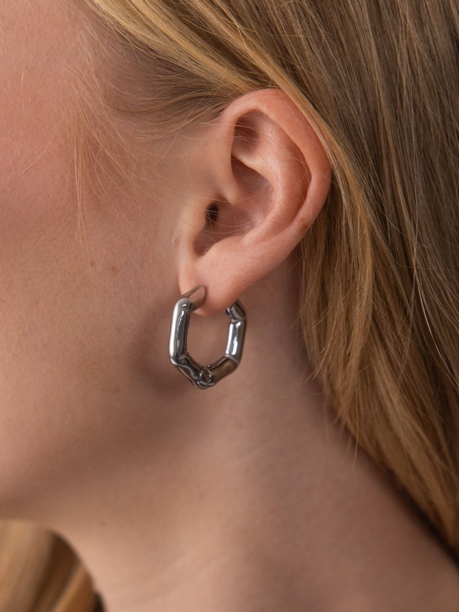 Hexagon earrings - INT PURELEI