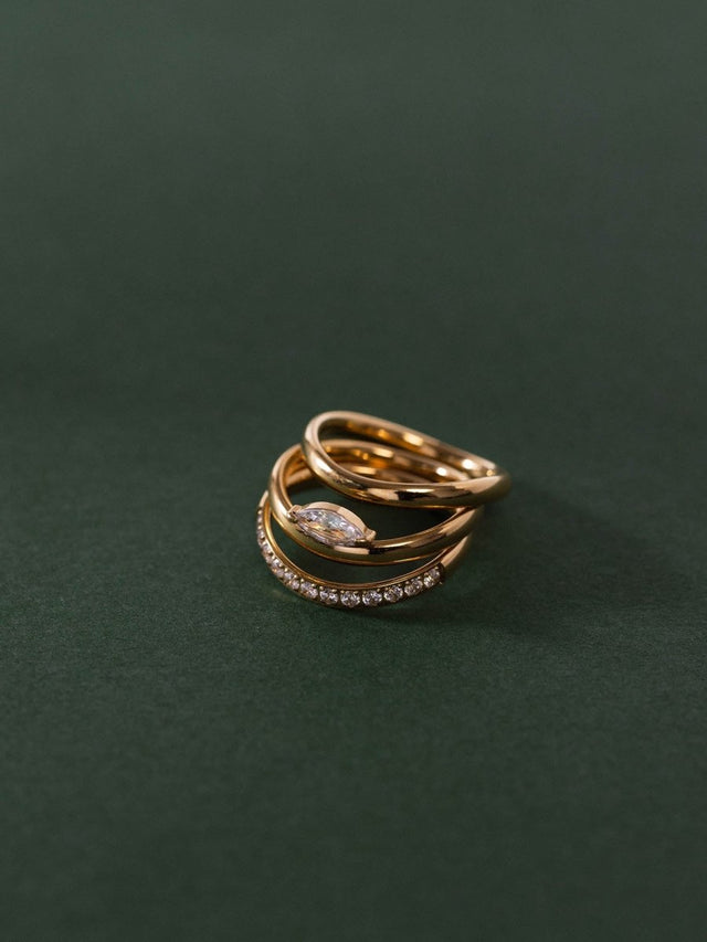 Lumi Trio Ring Set - INT PURELEI