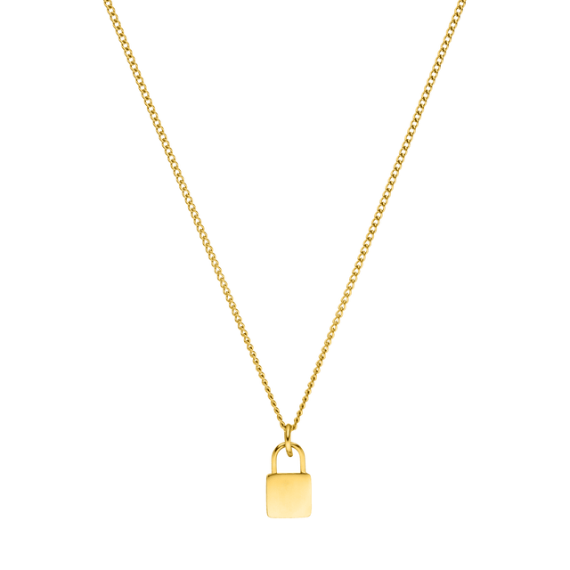 Padlock Charm Necklace - INT PURELEI