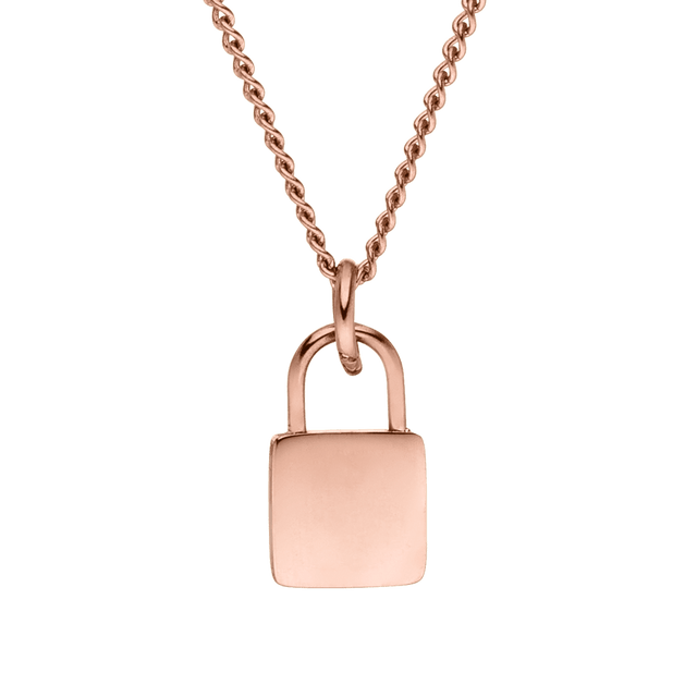 Padlock Charm Necklace - INT PURELEI