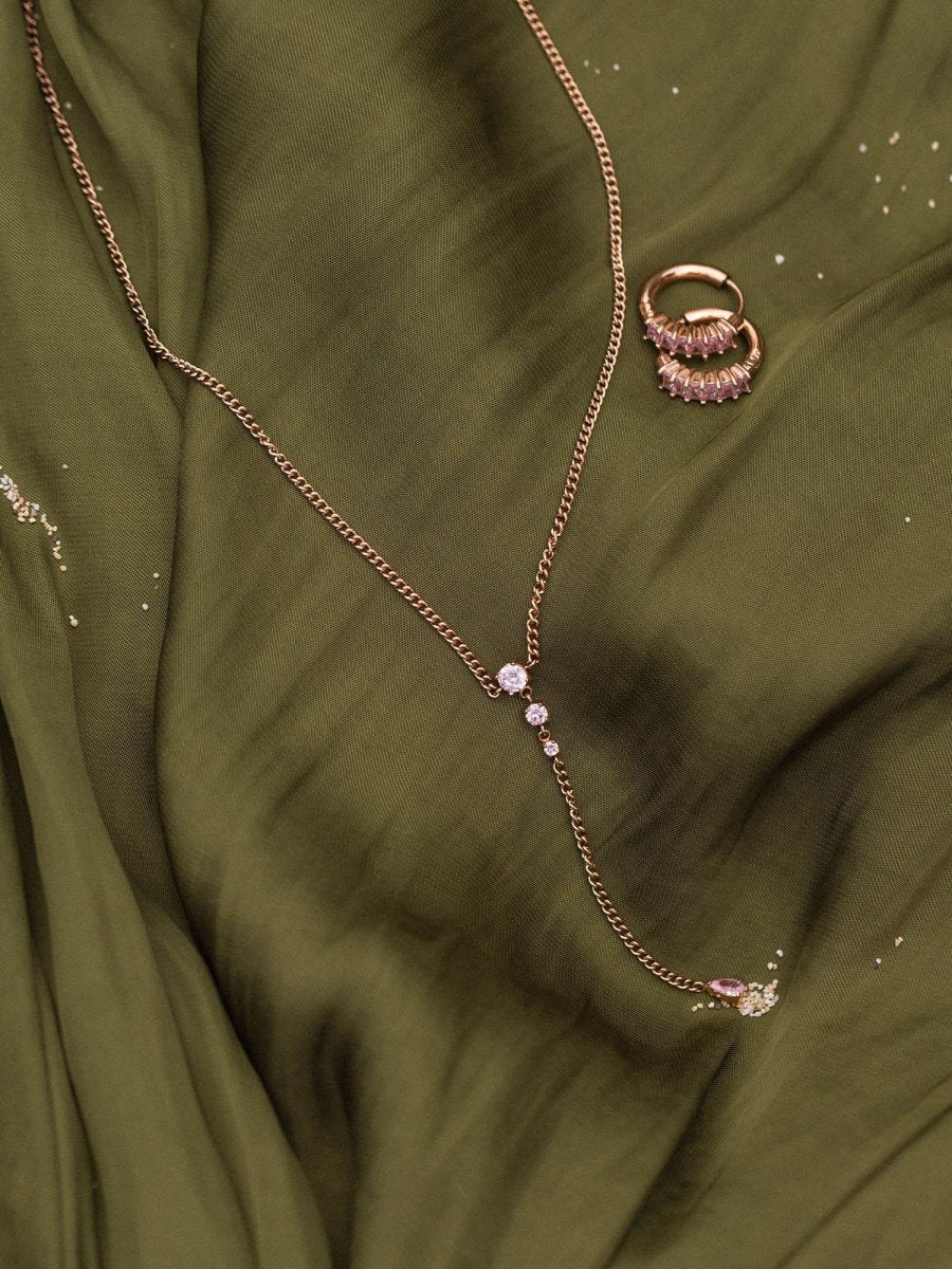 Pink Glamor Necklace - INT PURELEI