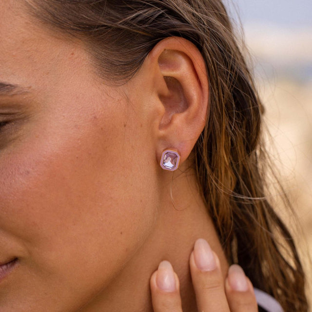 Purple Power Earring - INT PURELEI