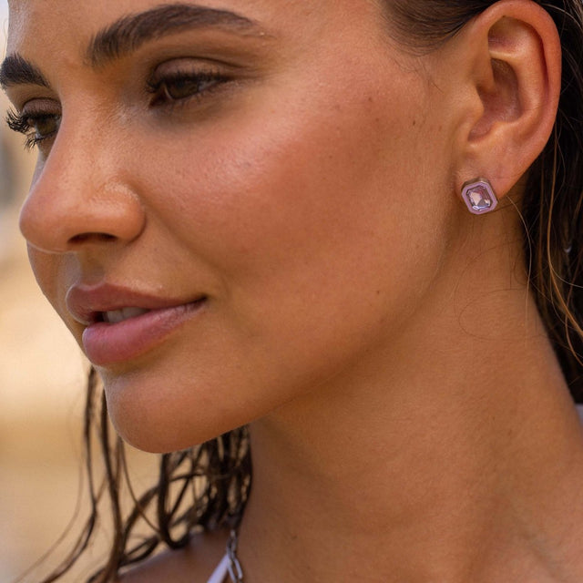 Purple Power Earring - INT PURELEI