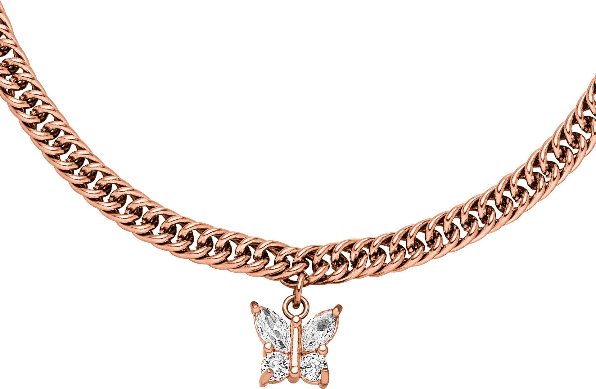 Collana di farfalle delicate