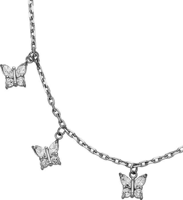 Collana con farfalla